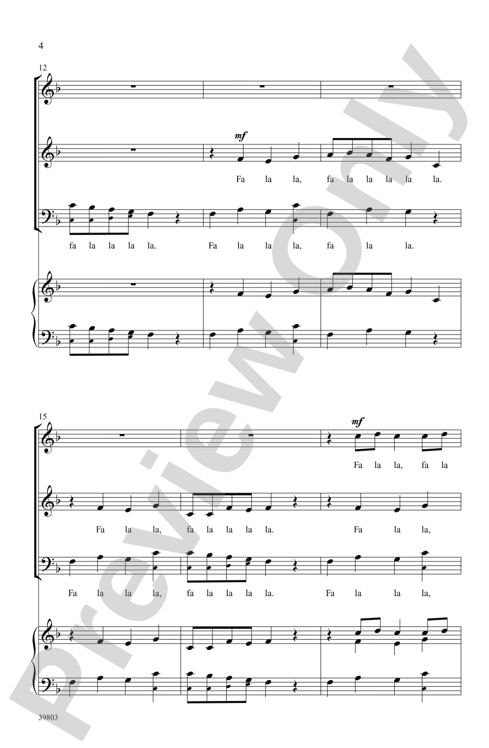 A Very Merry Fa La La: 3-Part Mixed, <I>a cappella</I> Choral Octavo