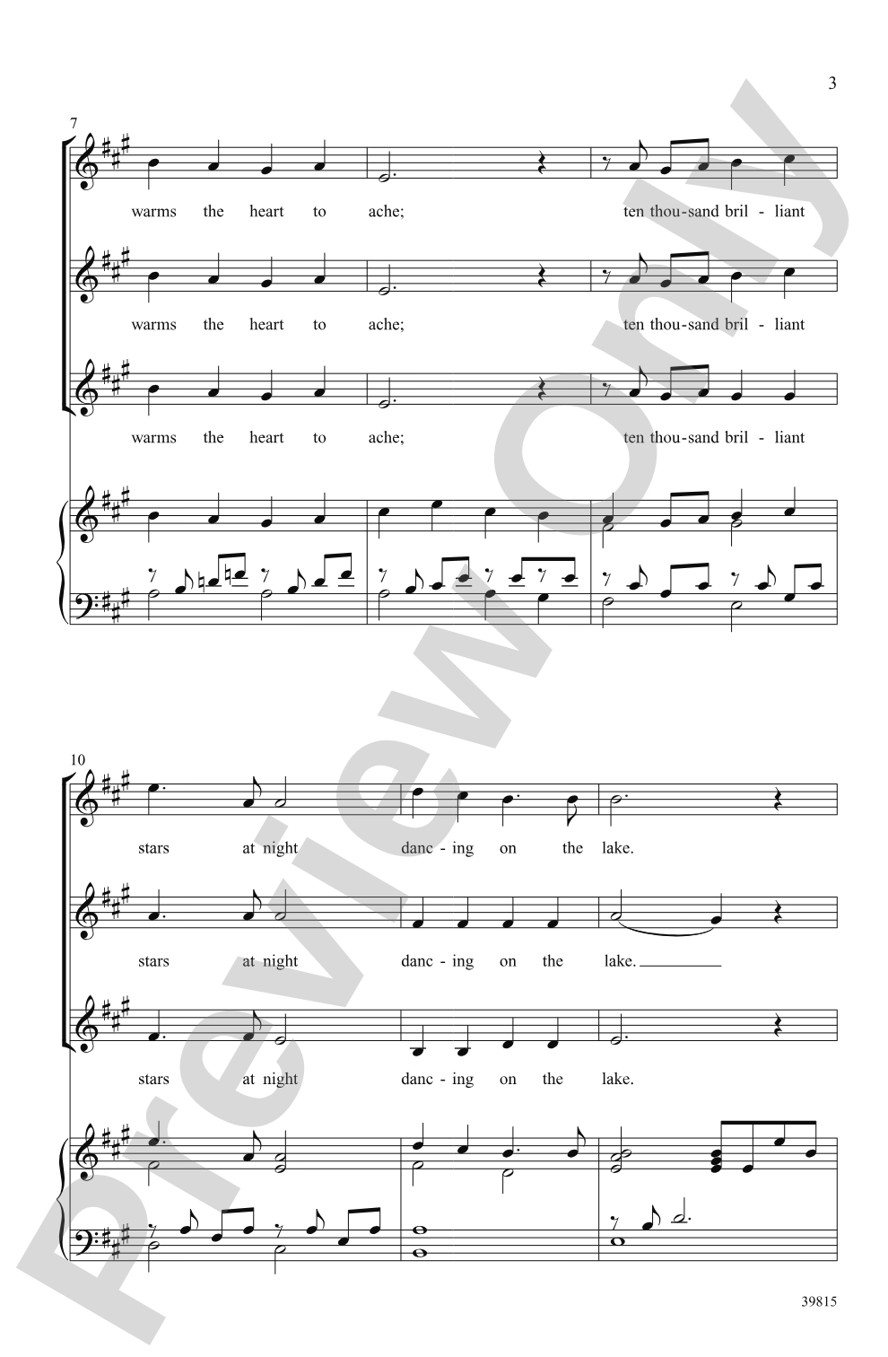 Beauty: SSA Choral Octavo