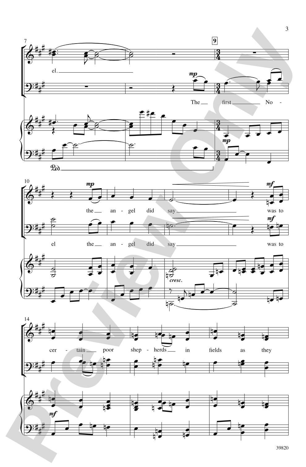 Noel Fantasy: SATB Choral Octavo