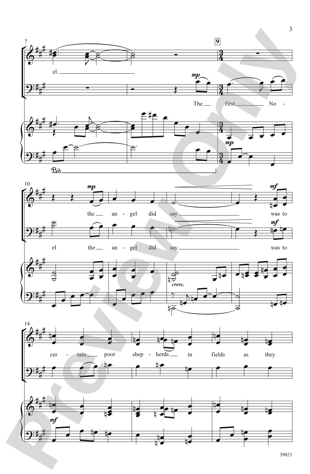 Noel Fantasy: SAB Choral Octavo
