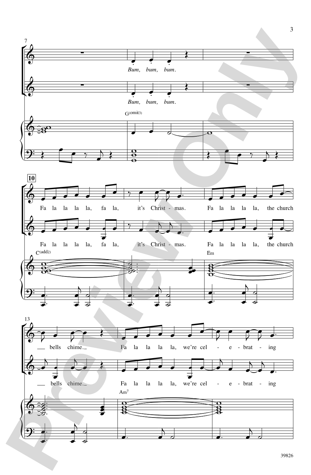 Falala: 2-Part Choral Octavo