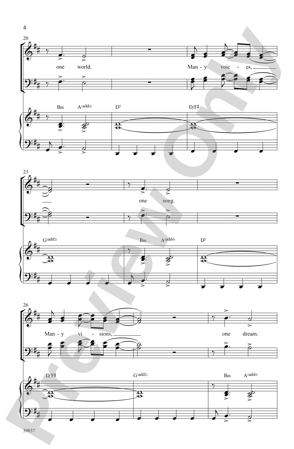 Rhythms of One World: SATB Choral Octavo