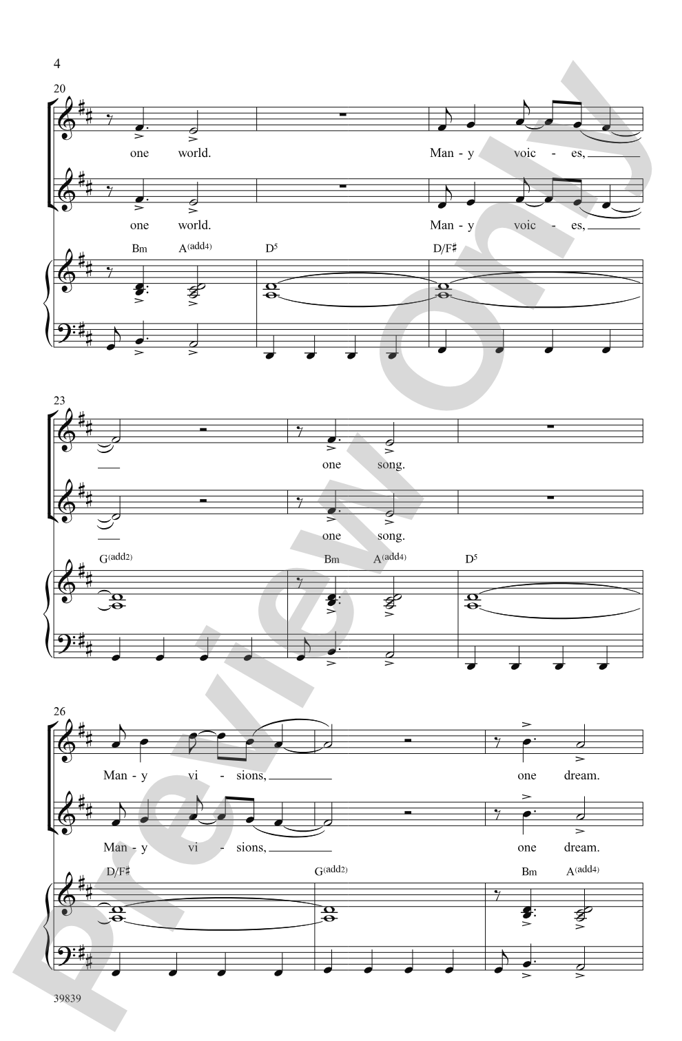 Rhythms of One World: 2-Part Choral Octavo