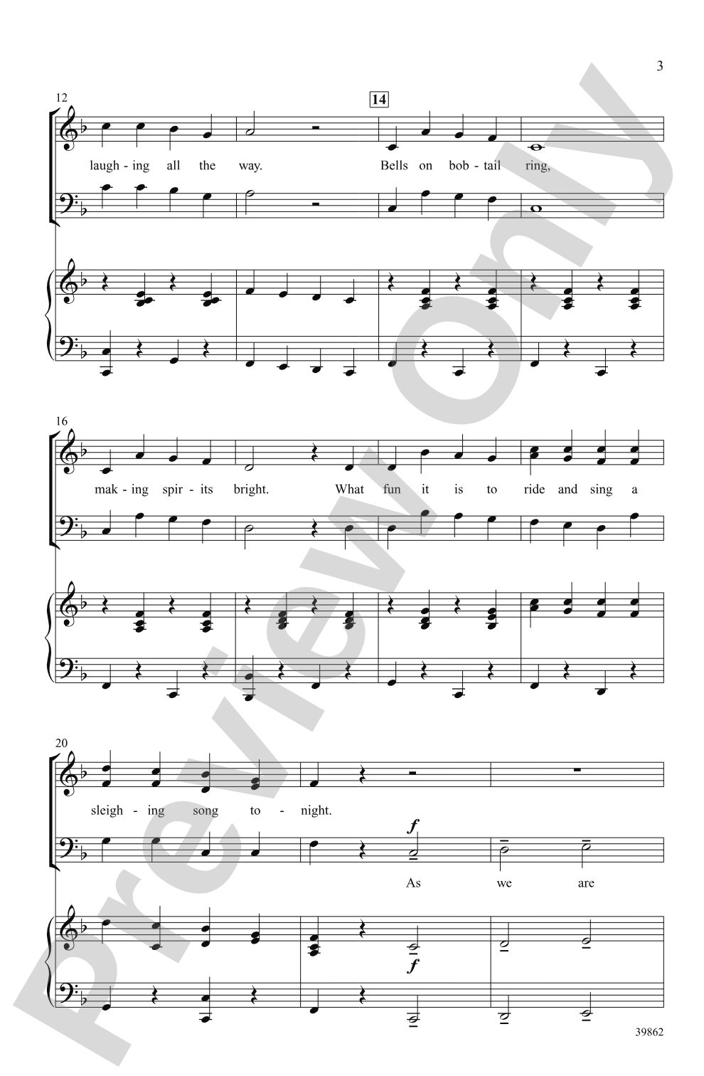 Jingle Bell Dash: SAB Choral Octavo