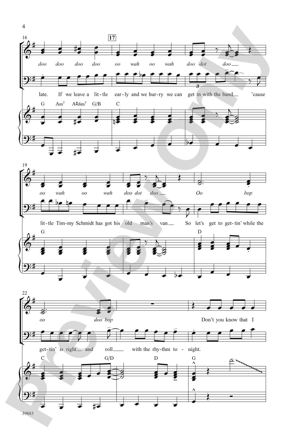 My Music: SAB Choral Octavo