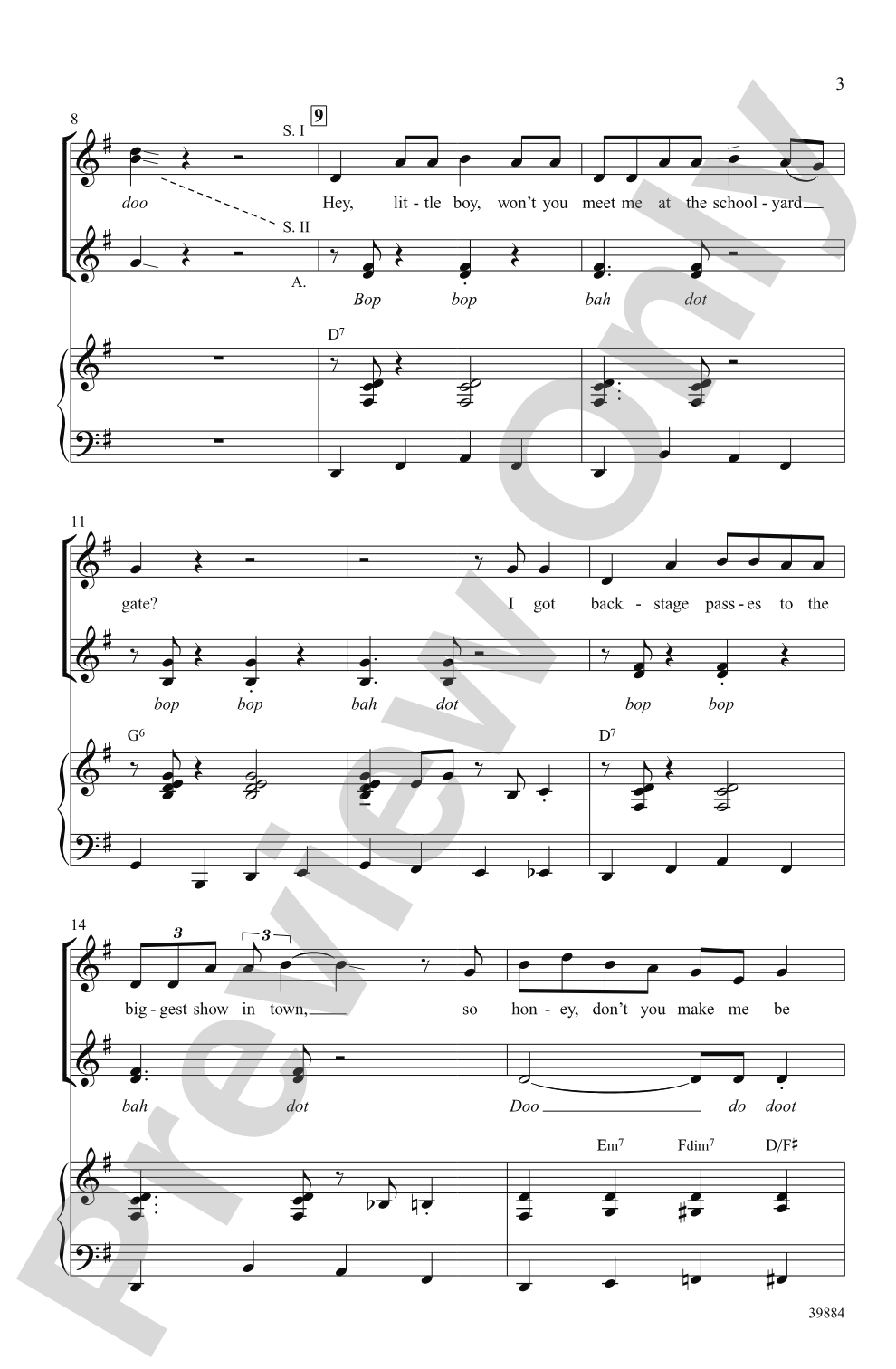 My Music: SSA Choral Octavo