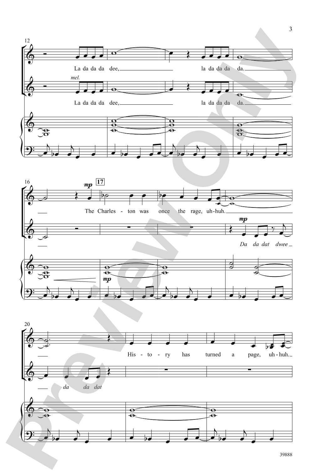 The Beat Goes On: 2-Part / SSA Choral Octavo