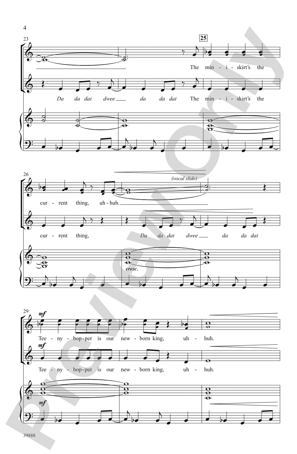 The Beat Goes On: 2-Part / SSA Choral Octavo