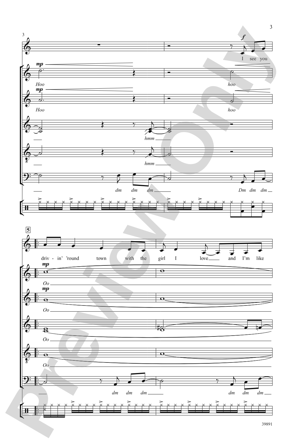 Forget You: SATB divisi, <i>a cappella</i> Choral Octavo