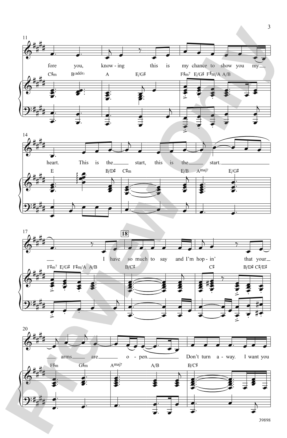Here's Where I Stand (from the motion picture <i>Camp</i>): SAB Choral Octavo