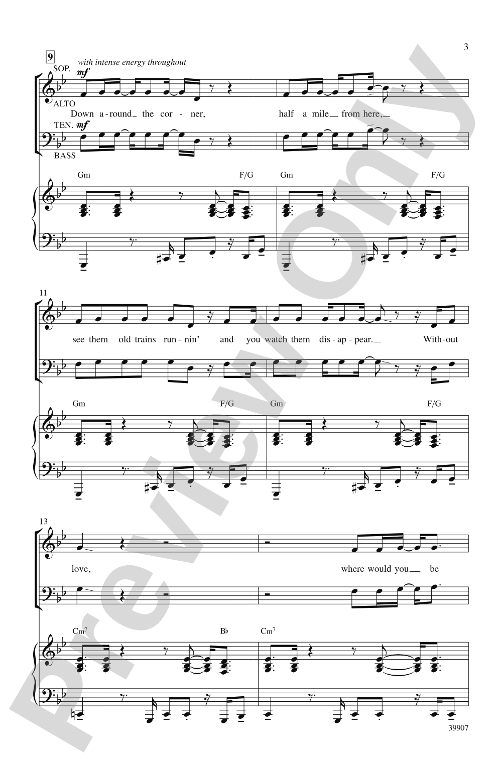 Long Train Runnin': SATB Choral Octavo