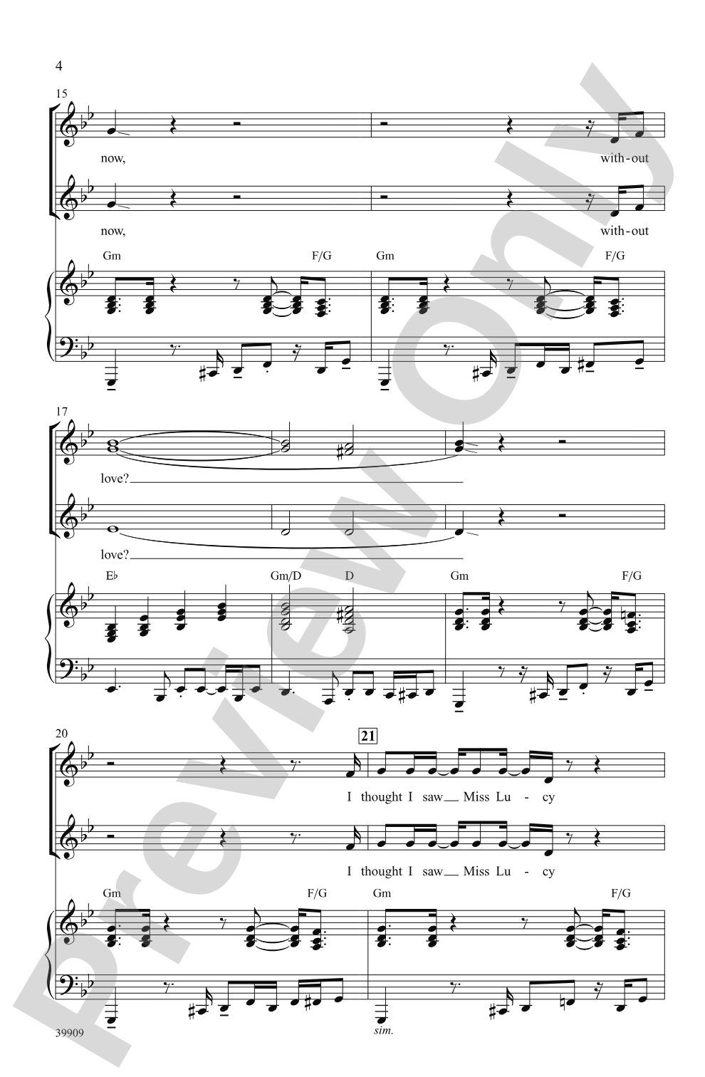 Long Train Runnin': SSA Choral Octavo