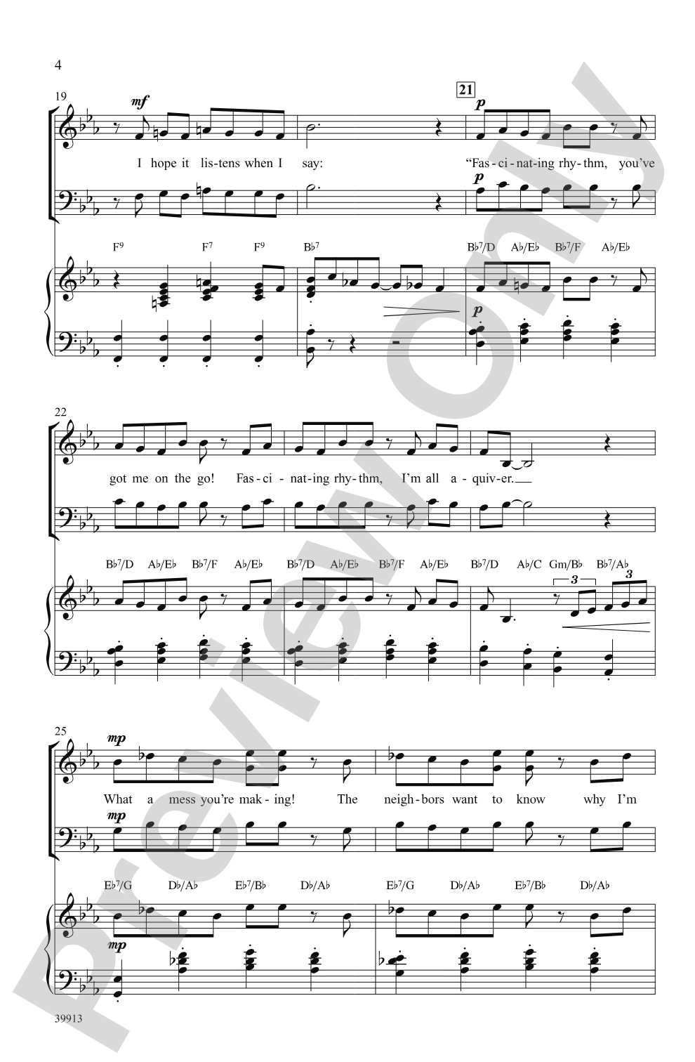 Fascinating Rhythm: SAB Choral Octavo