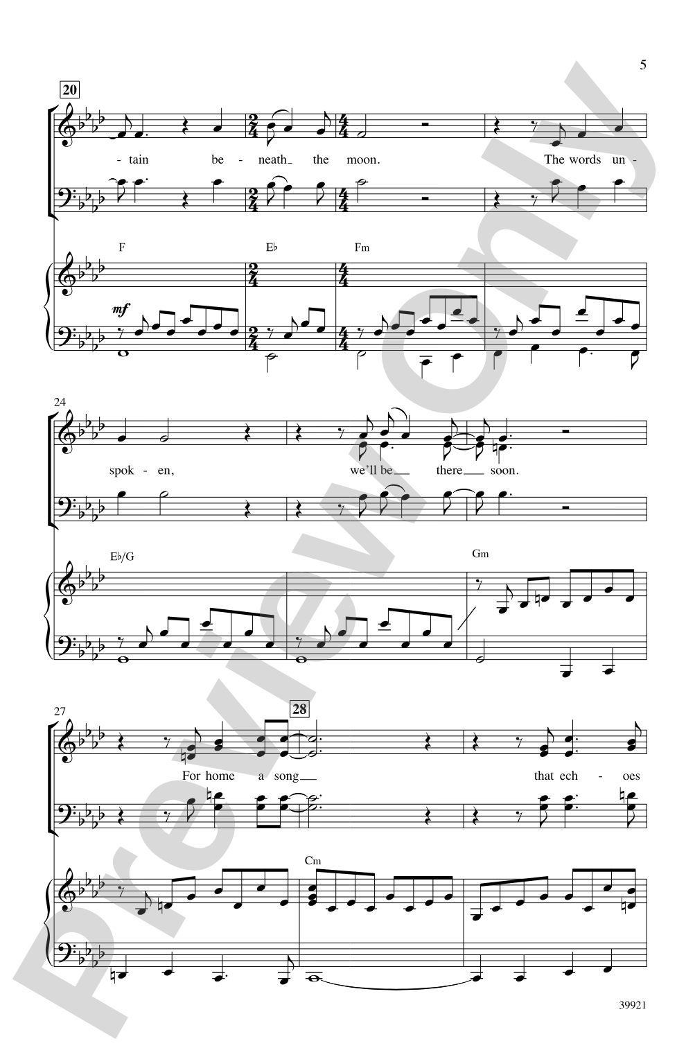 Song of the Lonely Mountain (from <i>The Hobbit: An Unexpected Journey</i>): SATB Choral Octavo