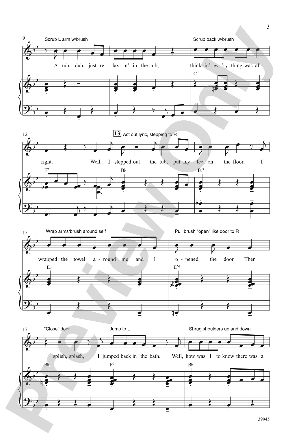 Splish Splash: 2-Part Choral Octavo