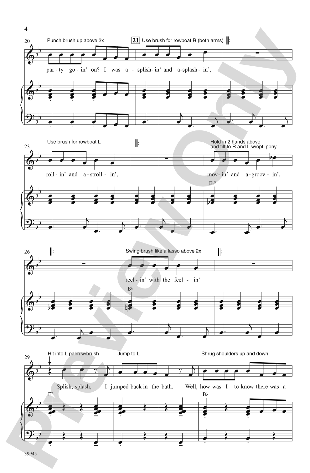 Splish Splash: 2-Part Choral Octavo
