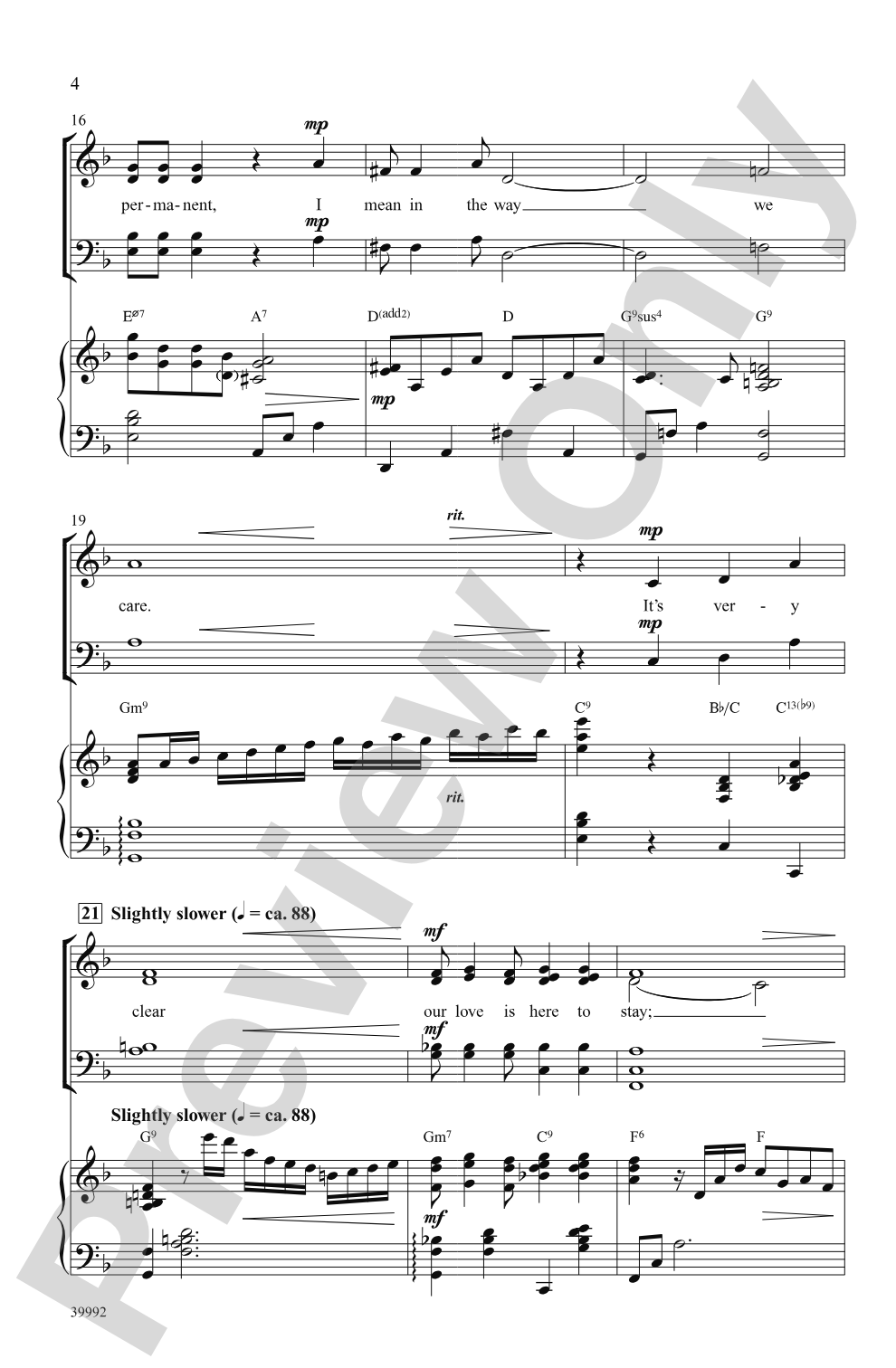 Love Is Here to Stay: SATB Choral Octavo