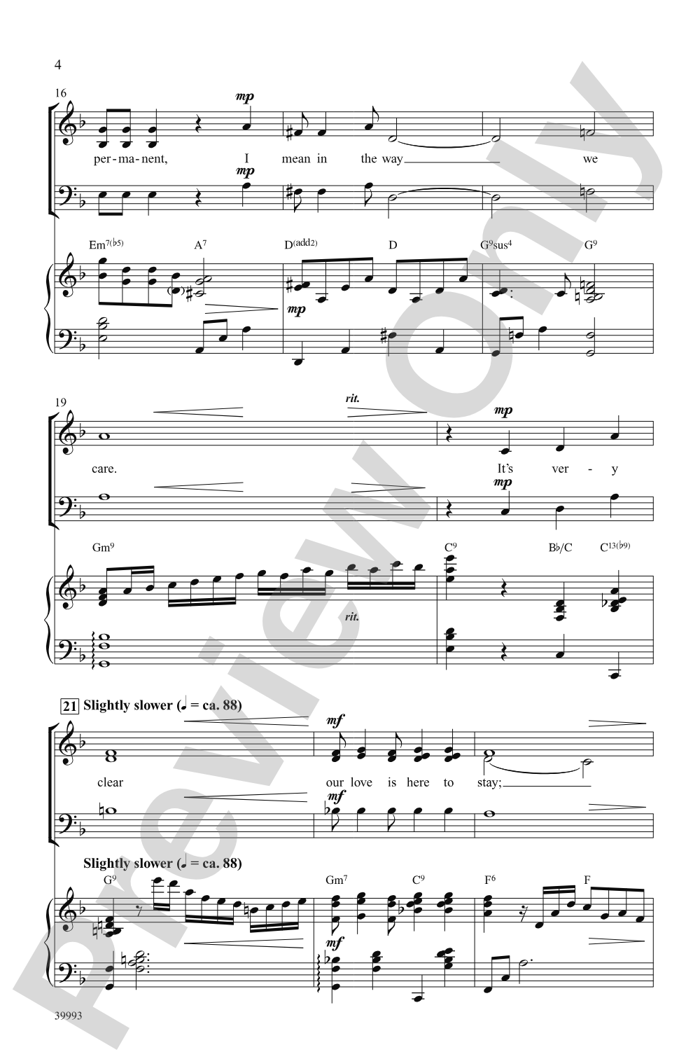 Love Is Here to Stay: SAB Choral Octavo