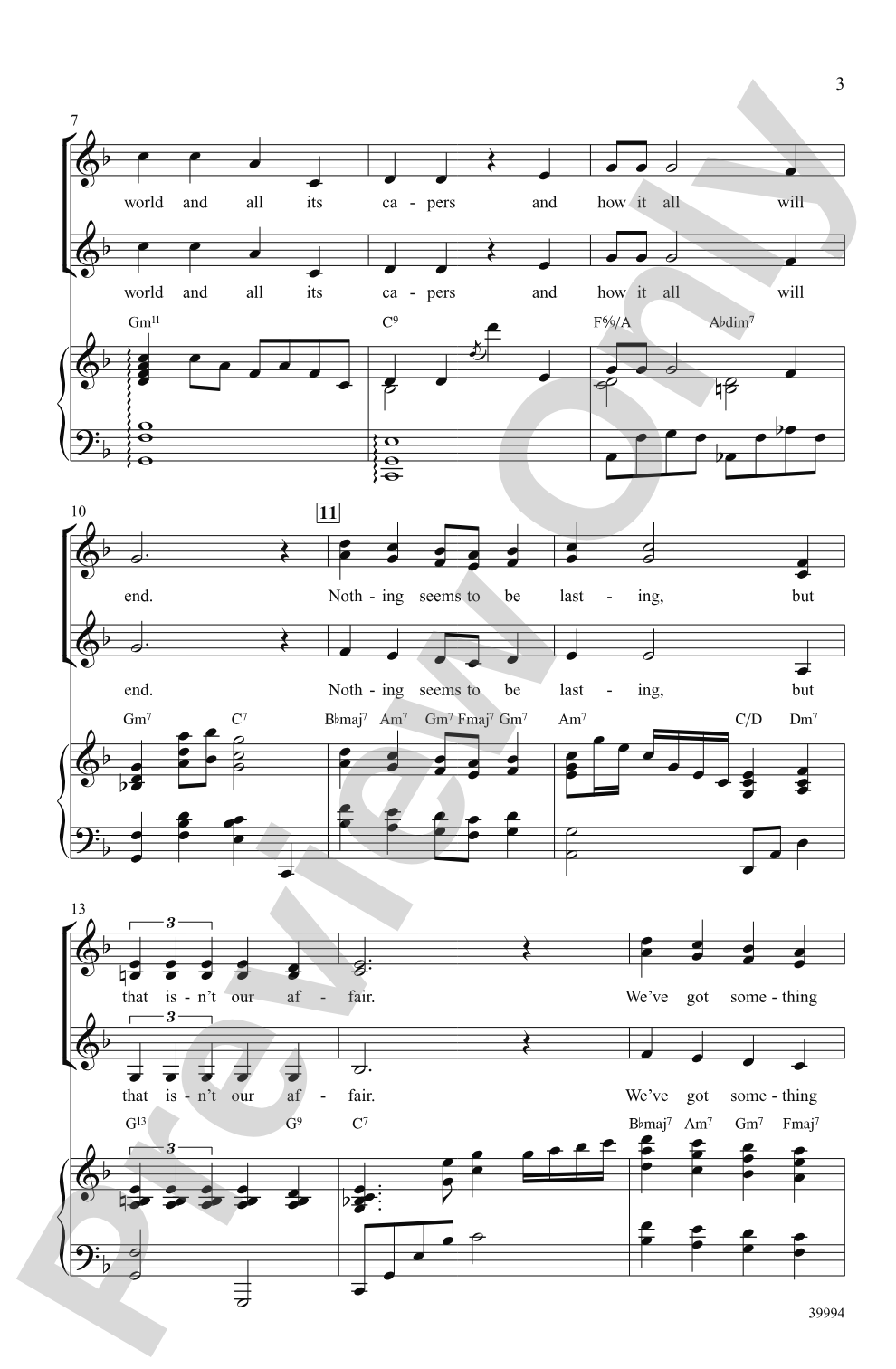 Love Is Here to Stay: SSA Choral Octavo