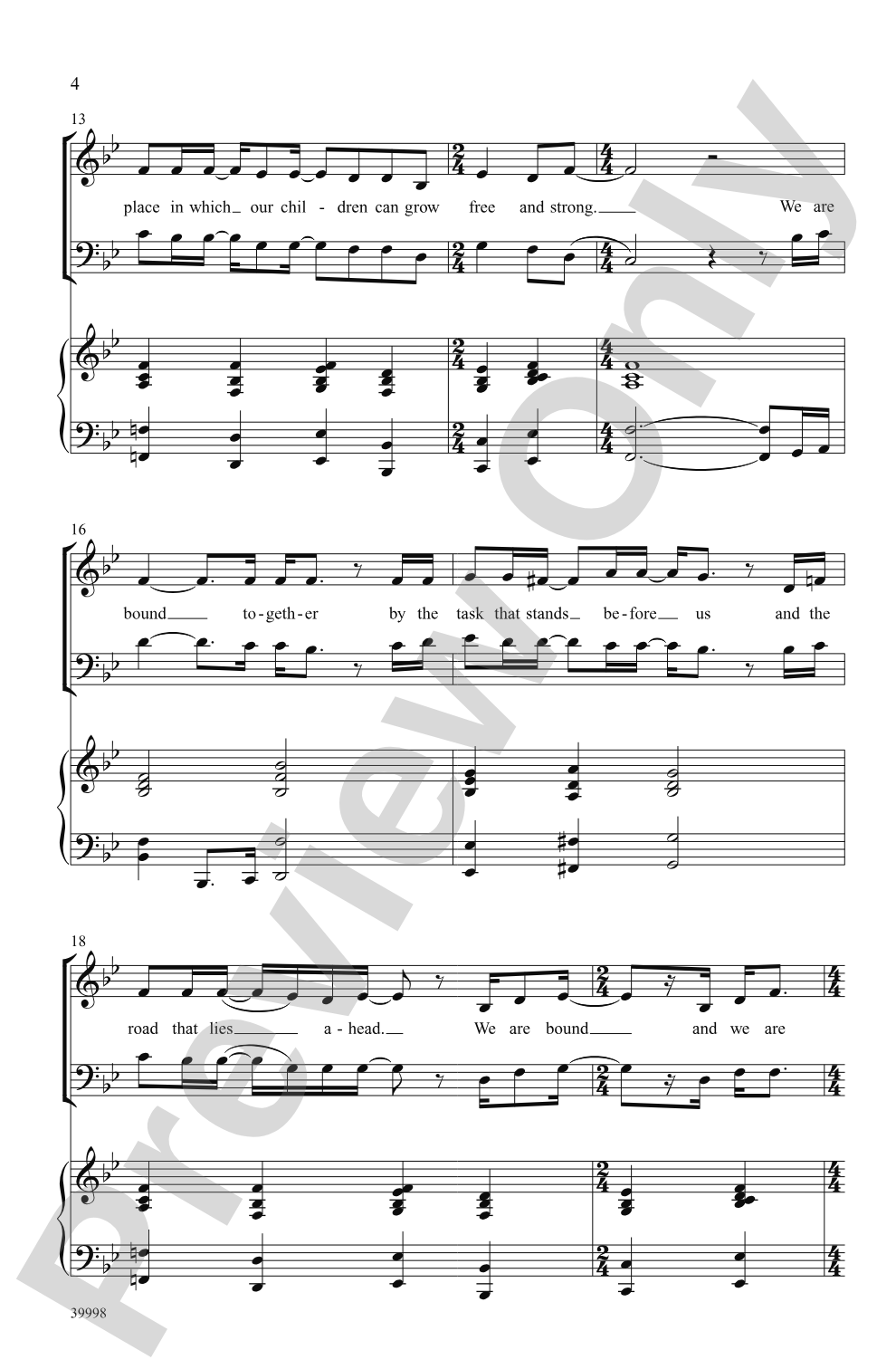 Shed a Little Light: SATB Choral Octavo