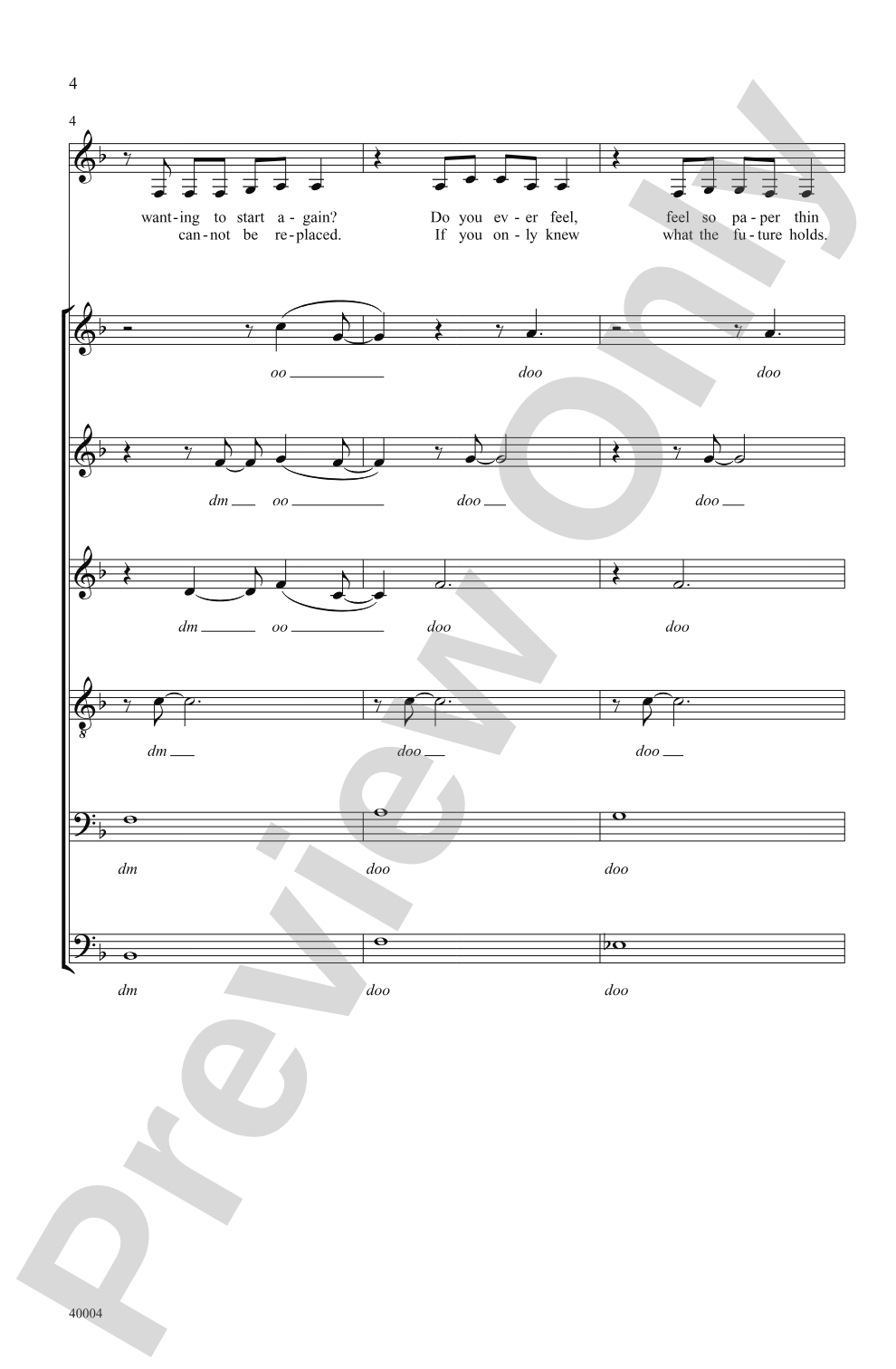 Firework: SSATBB, <i>a cappella</i> Choral Octavo