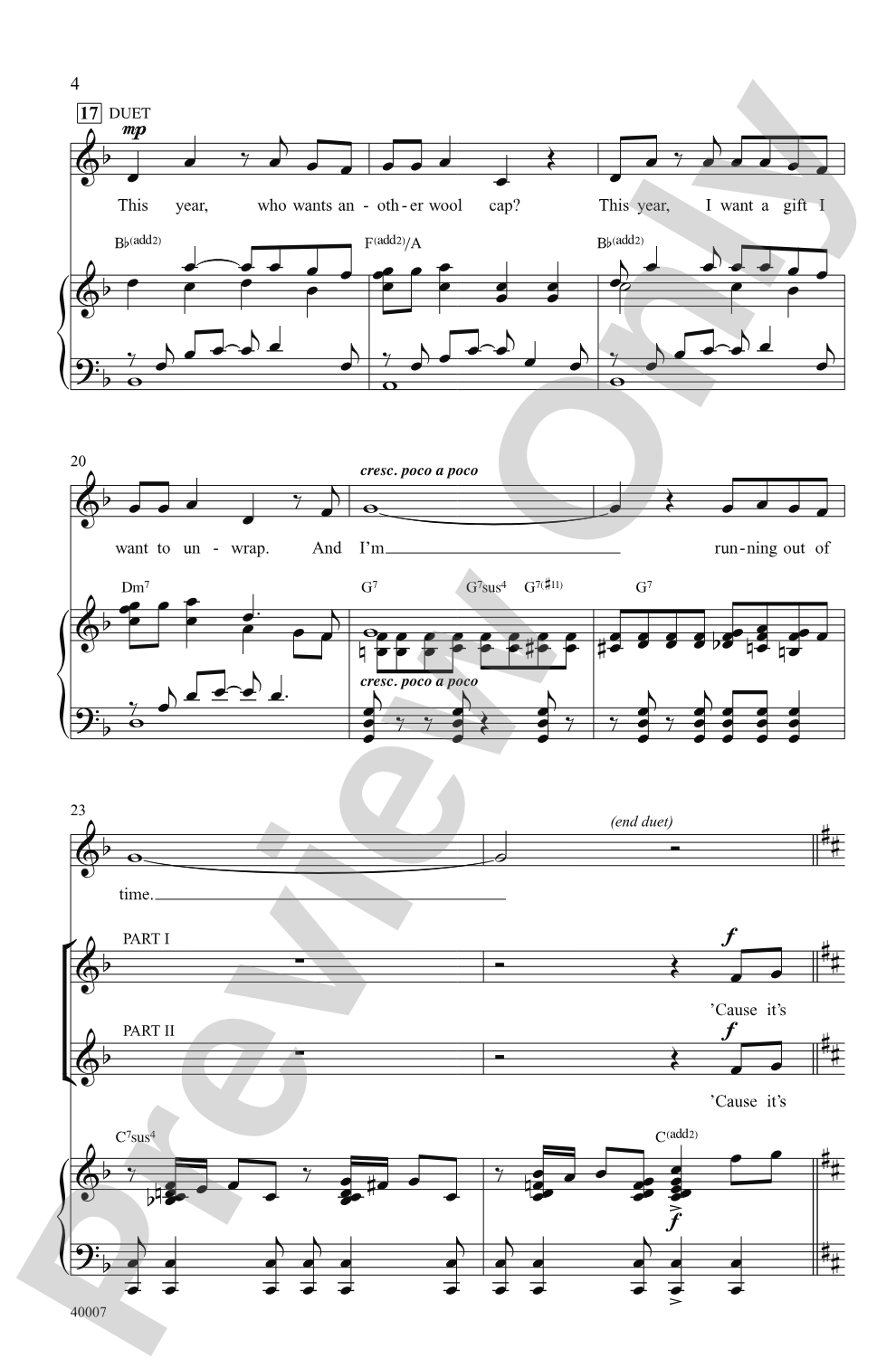 Counting Down to Christmas (from <i>A Christmas Story: The Musical</i>): 2-Part Choral Octavo