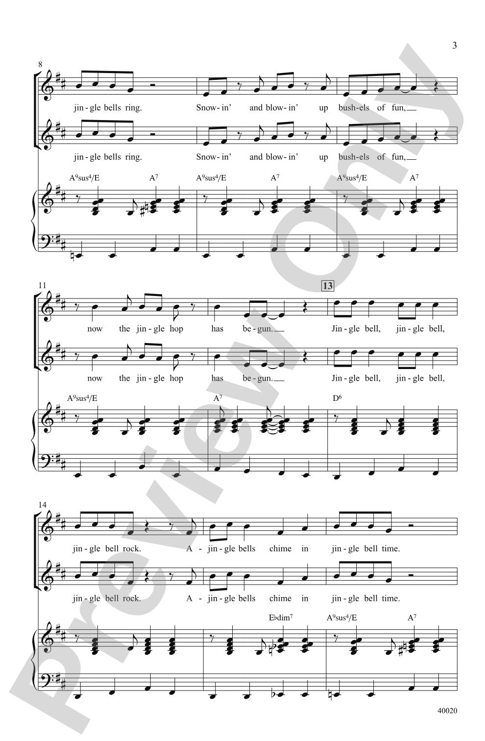 Jingle Bell Rock: 2-Part Choral Octavo
