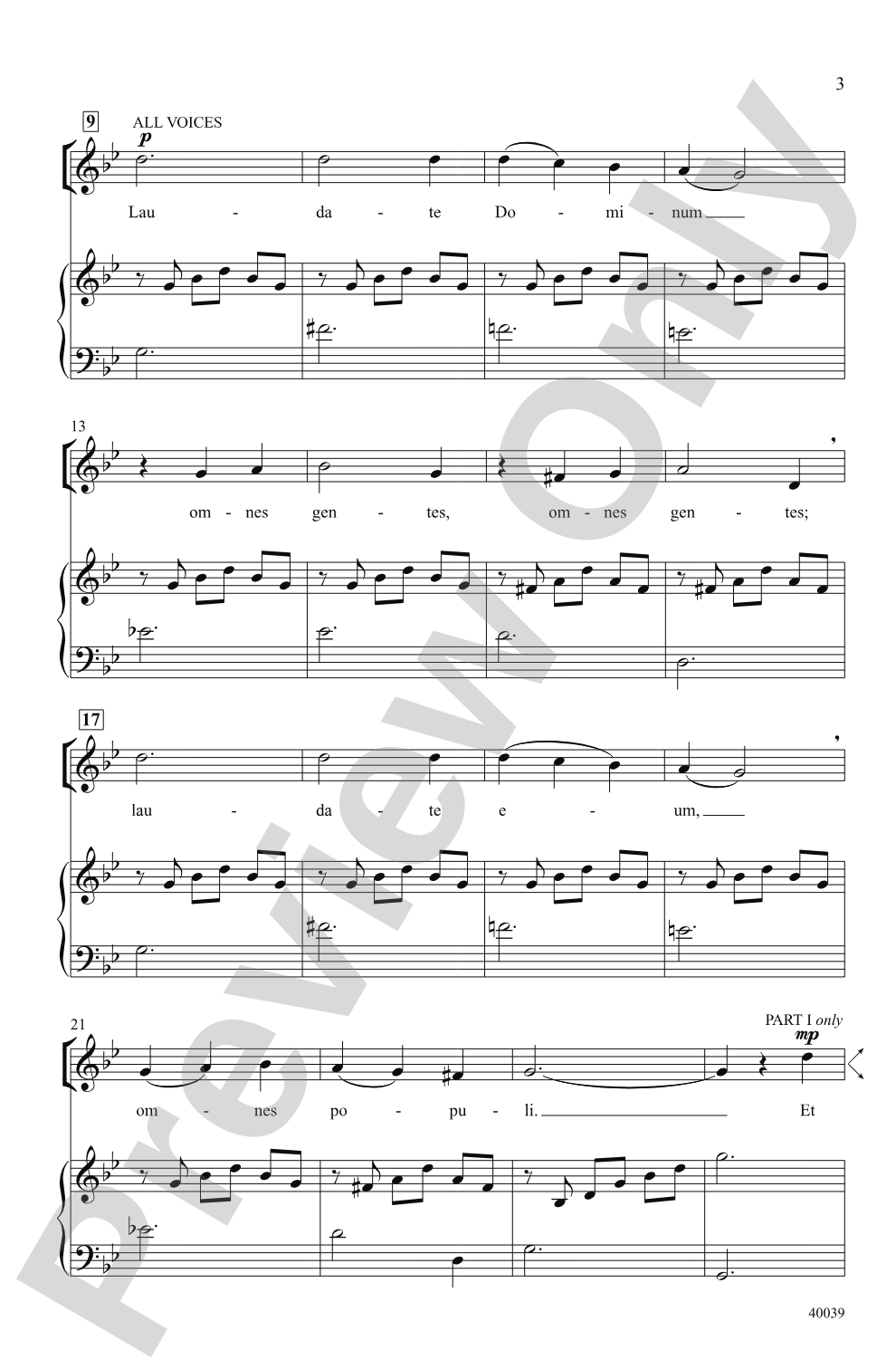 Laudate Dominum: 2-Part Choral Octavo