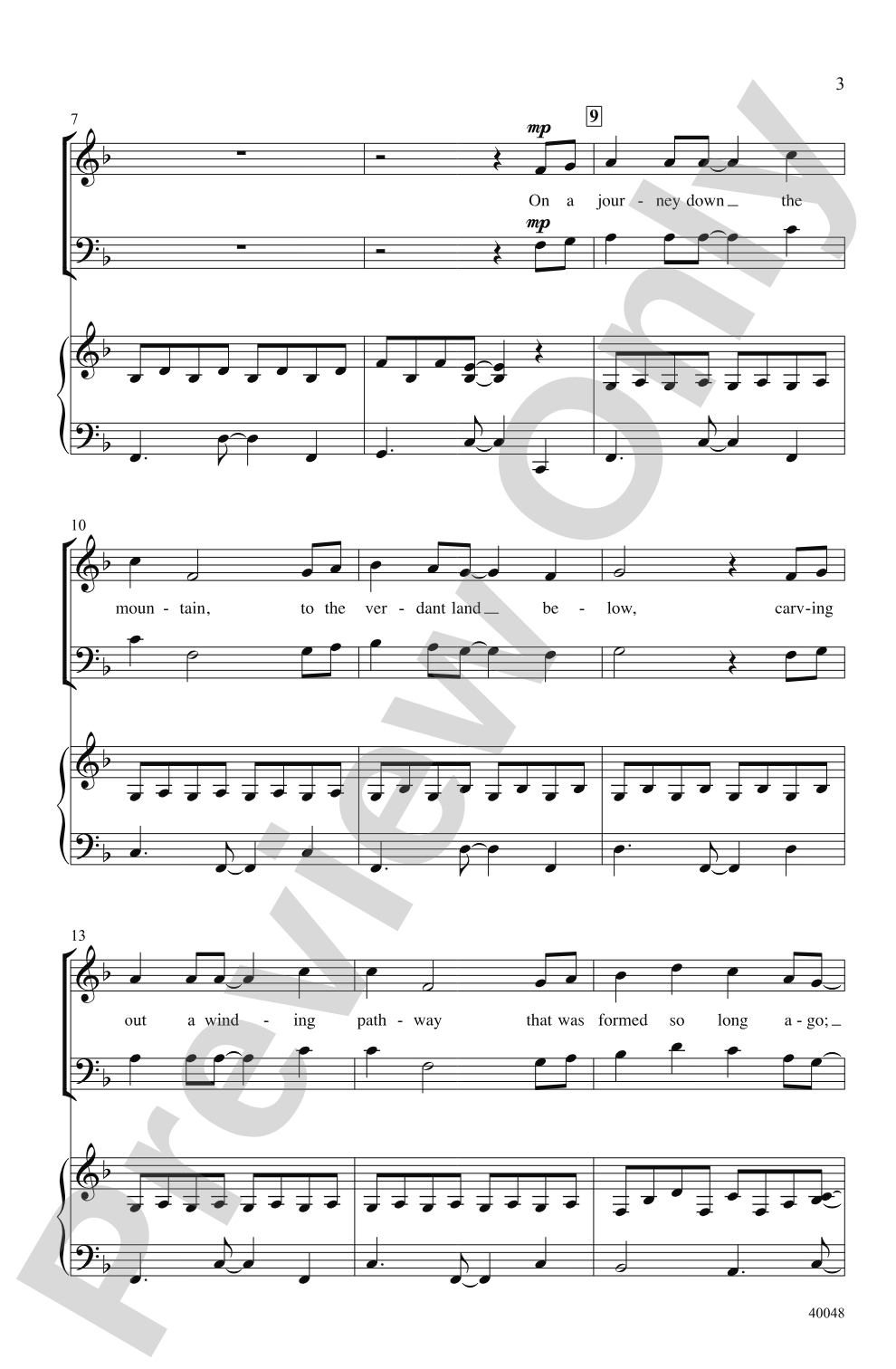 River Run Free: SATB Choral Octavo