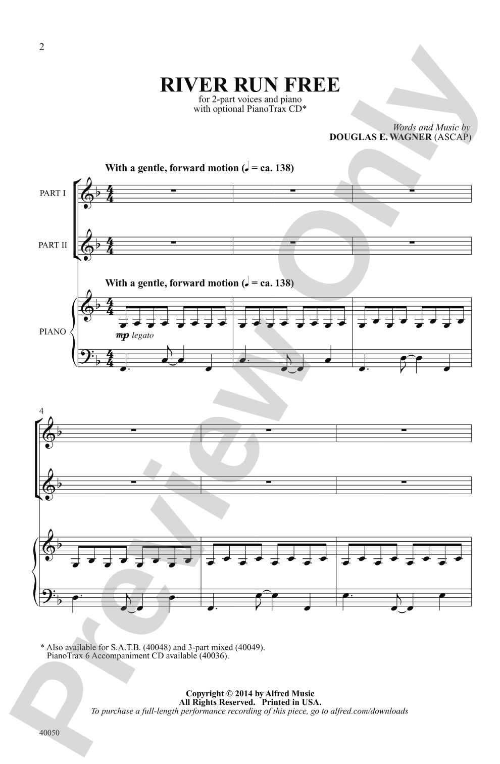 River Run Free: 2-Part Choral Octavo