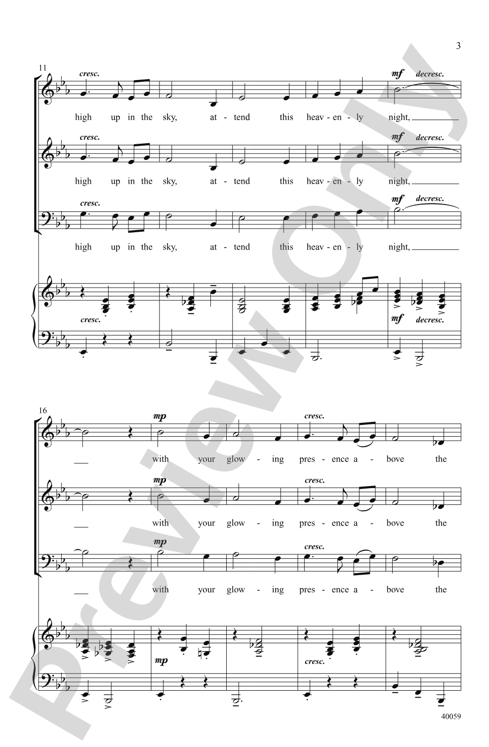 Star Carol: SAB Choral Octavo
