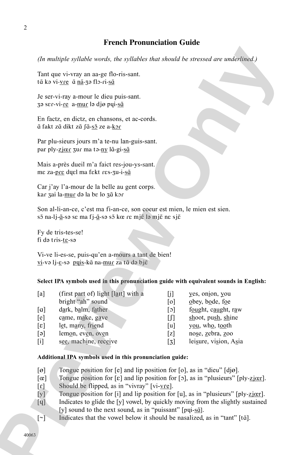 Tant Que Vivray: 3-Part Mixed Choral Octavo