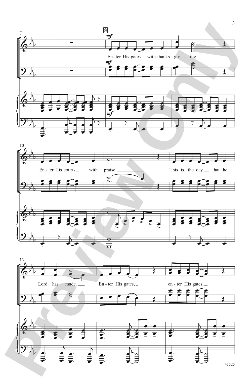 A Psalm: SATB Choral Octavo