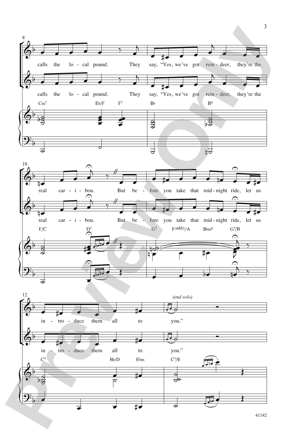 Santa's Crazy Reindeer: 2-Part Choral Octavo
