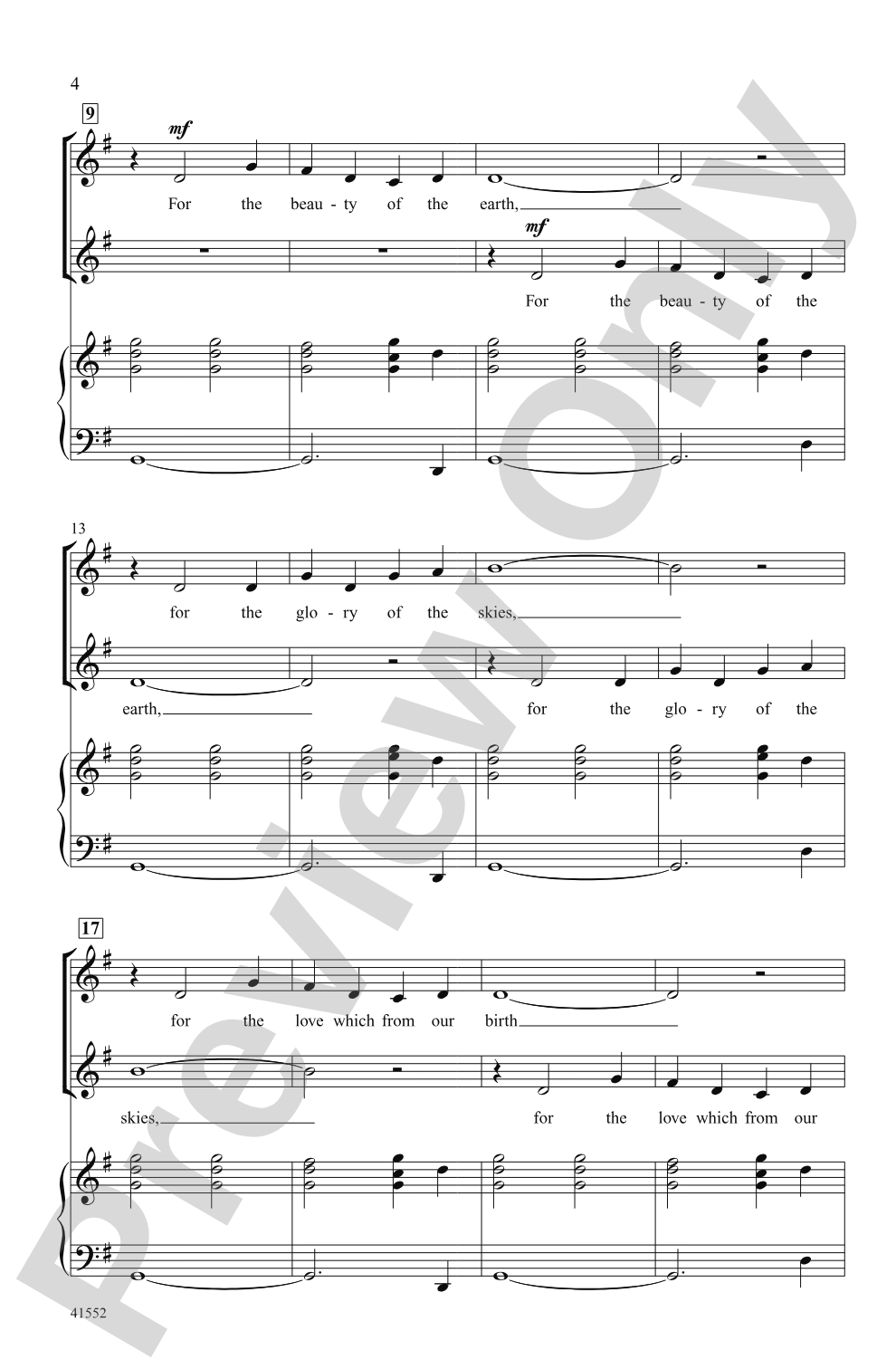 Of Grateful Praise: 2-Part Choral Octavo