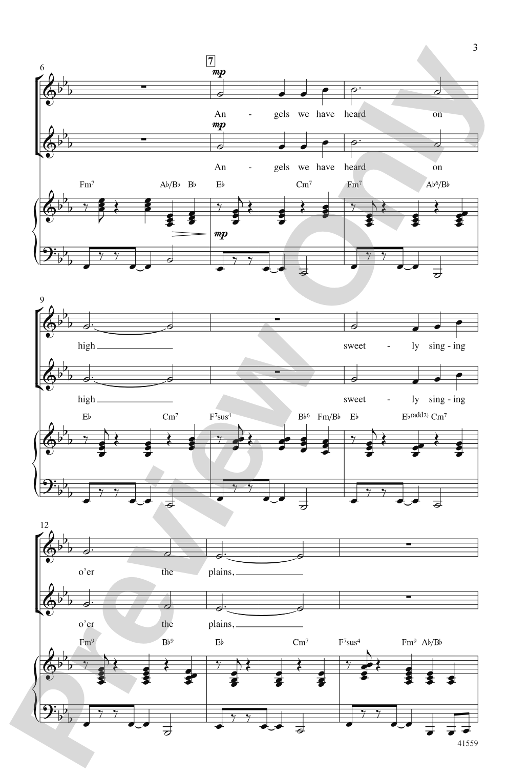 Angels We Have Heard on High: 2-Part Choral Octavo
