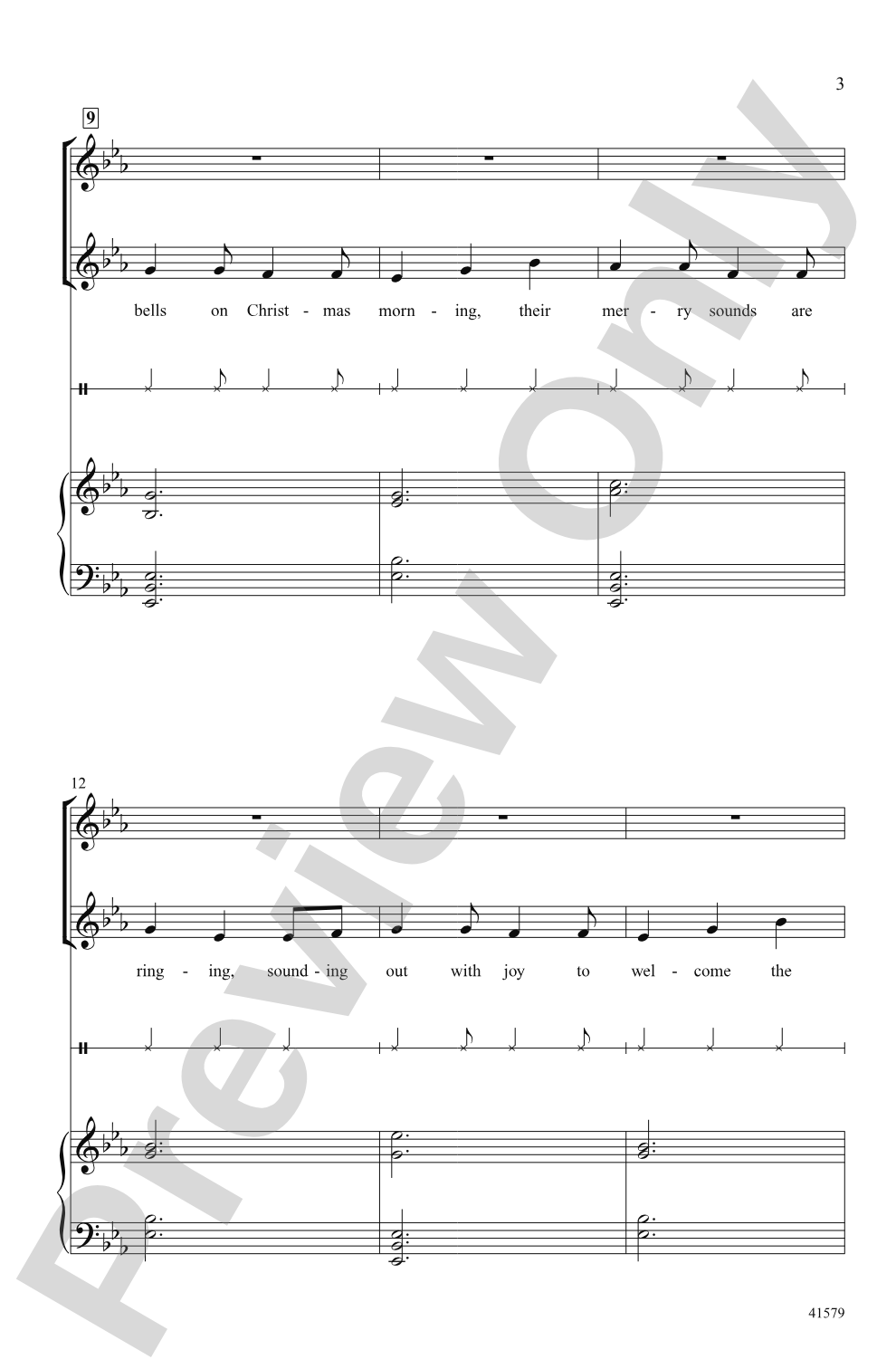 Hear the Bells: 2-Part Choral Octavo