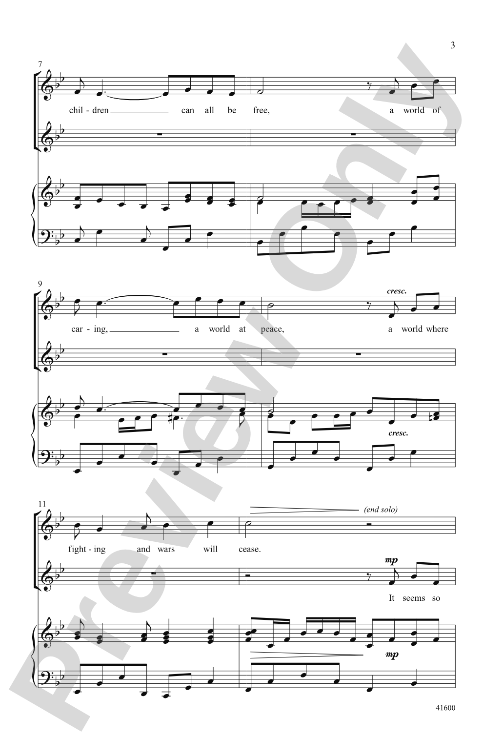 One Dream: 2-Part Choral Octavo