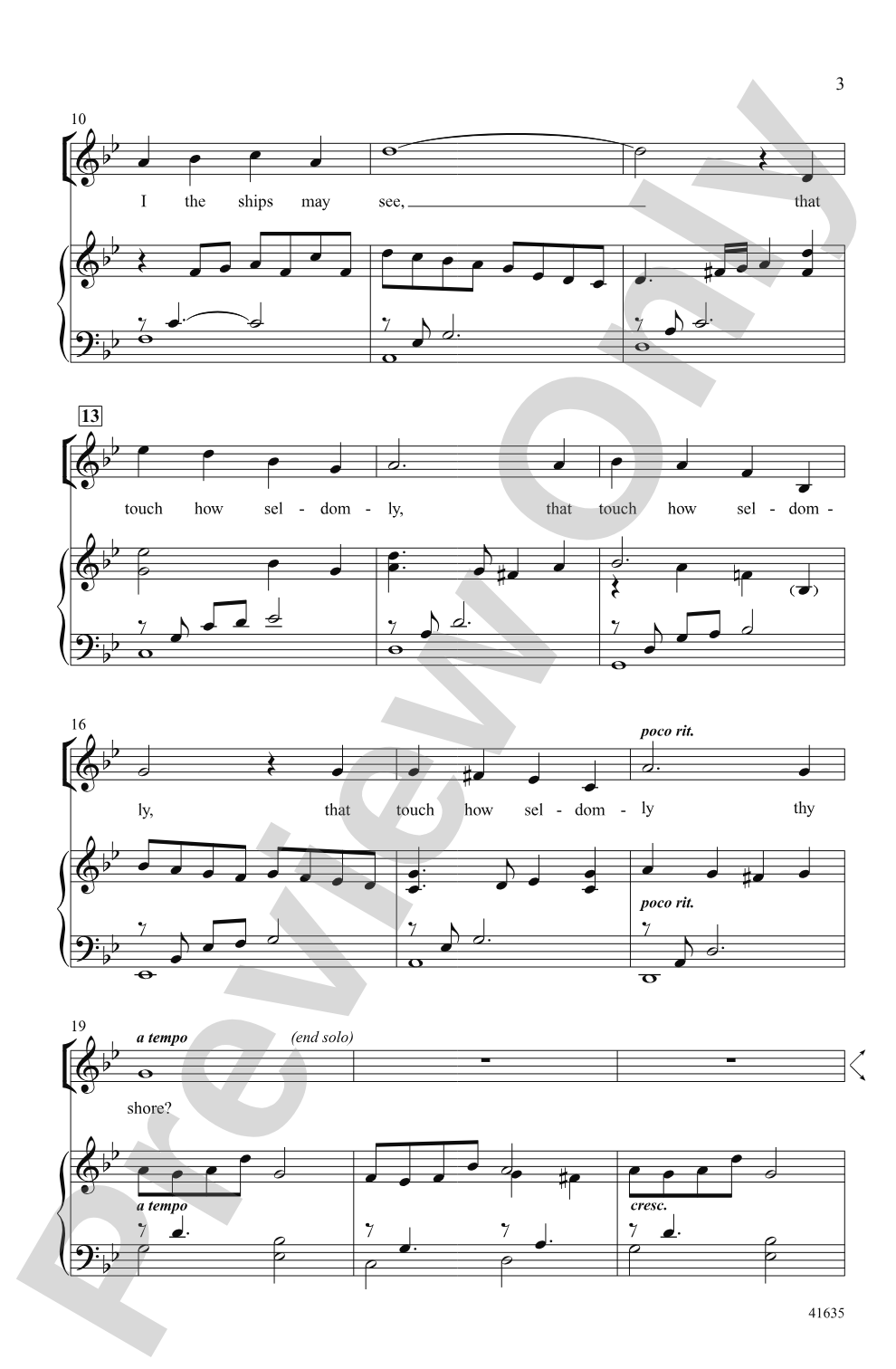 So Set Its Sun in Thee: SSA Choral Octavo