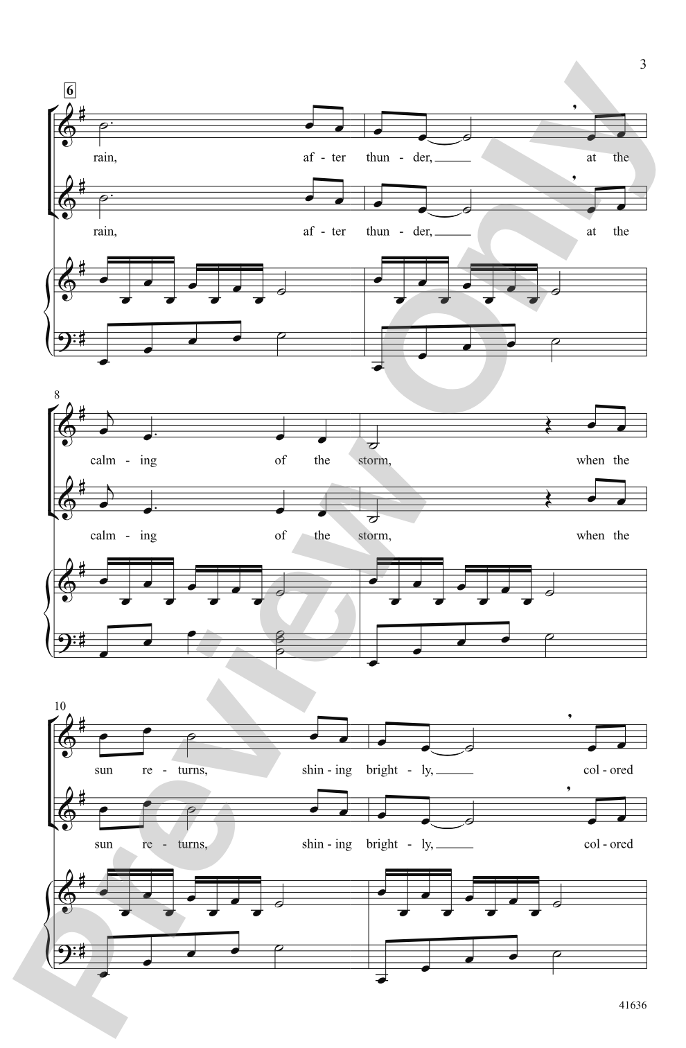 Ribbons in the Sky: 2-Part Choral Octavo