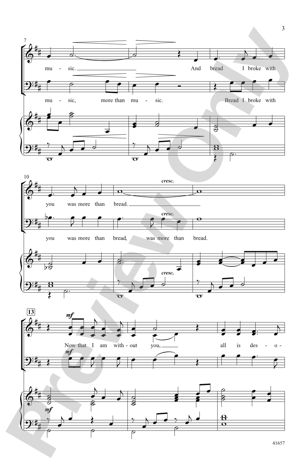 Music I Heard: SAB Choral Octavo