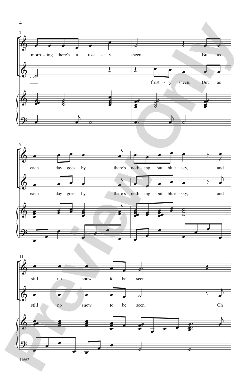 Angels in the Snow: 2-Part Choral Octavo
