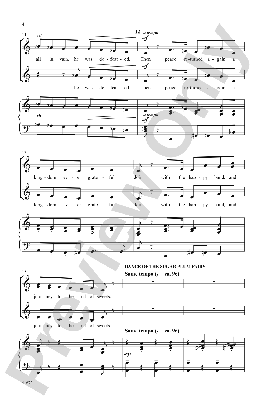 The Nutcracker... In About Three Minutes: SSA Choral Octavo