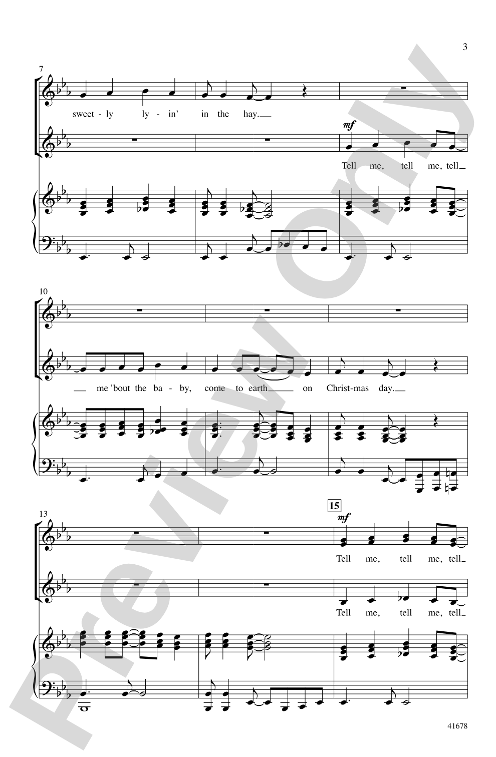 Tell Me, Tell Me!: SSA Choral Octavo