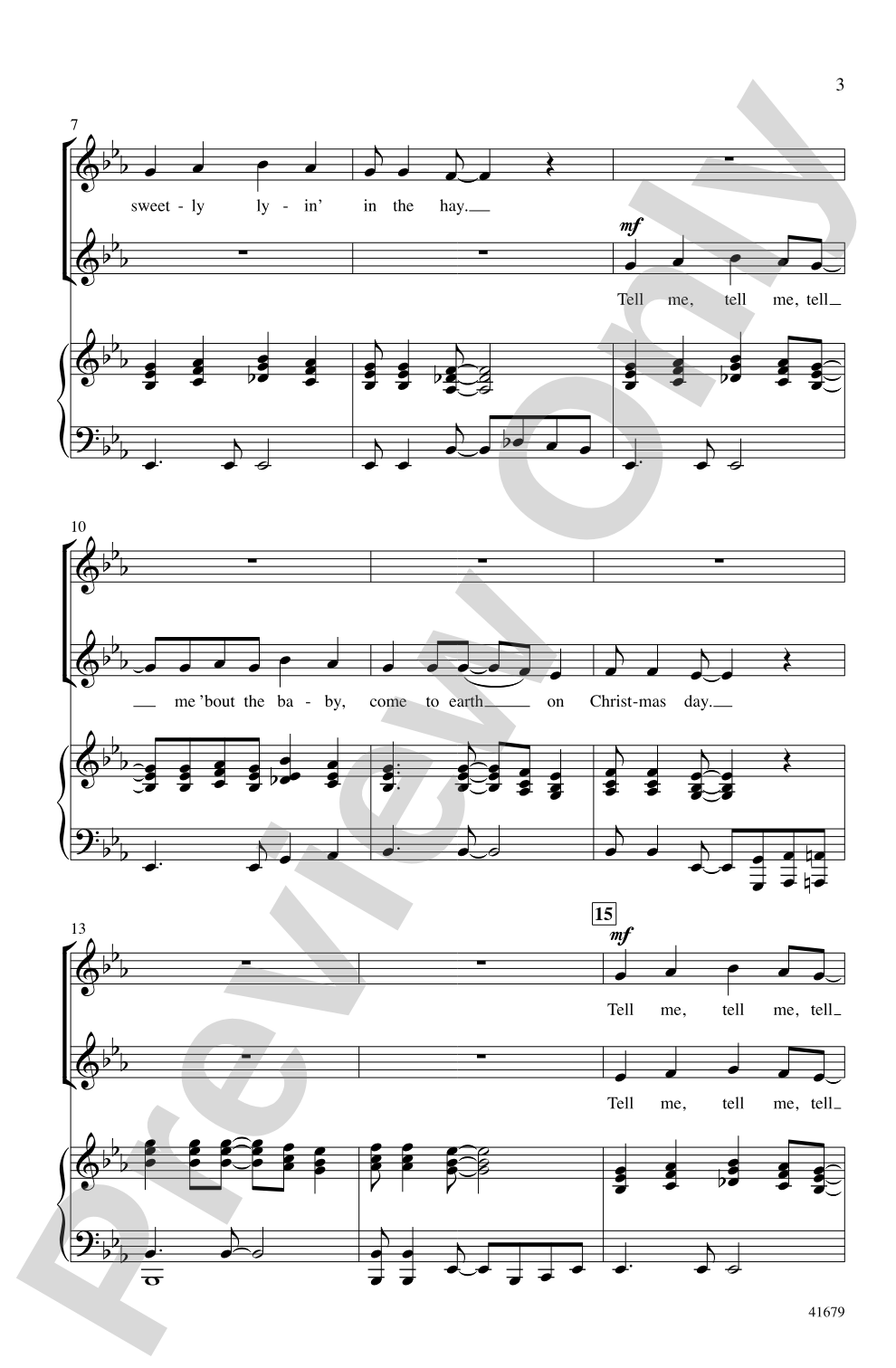 Tell Me, Tell Me!: 2-Part Choral Octavo
