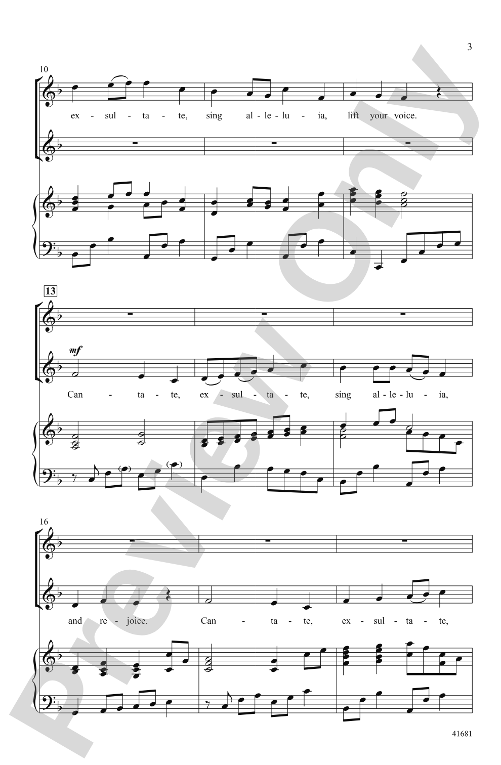 Cantate, Exsultate: 2-Part Choral Octavo