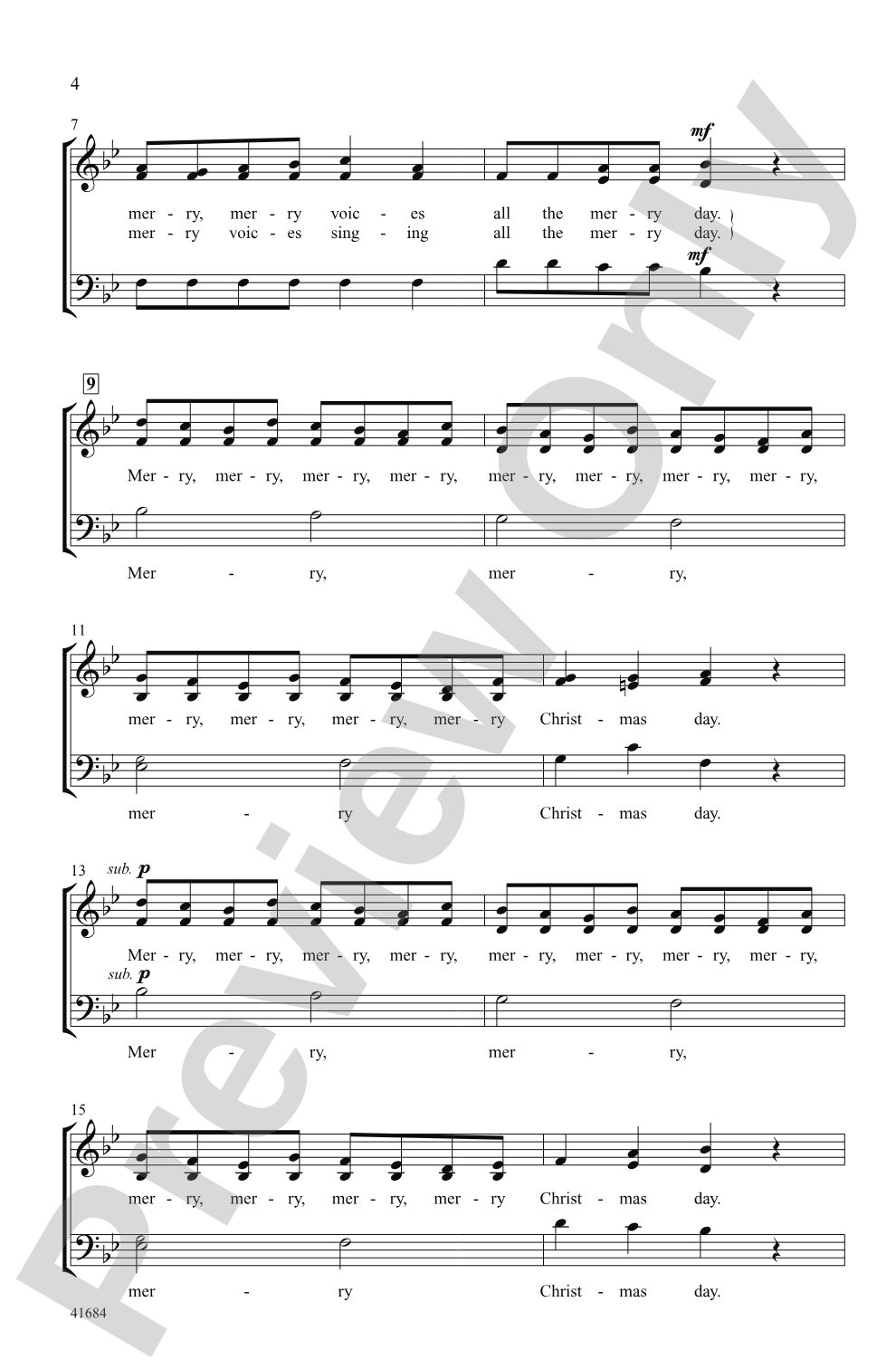 Merry Christmas Madrigal: 3-Part Mixed, <I>a cappella</I> Choral Octavo