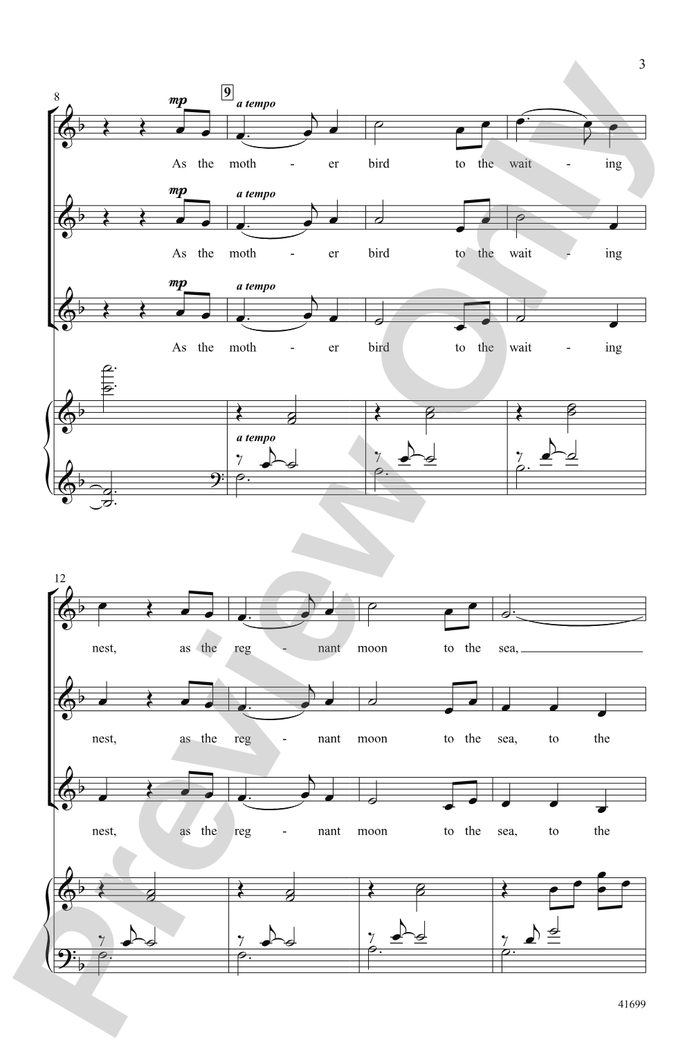 Rhapsody: SSA Choral Octavo