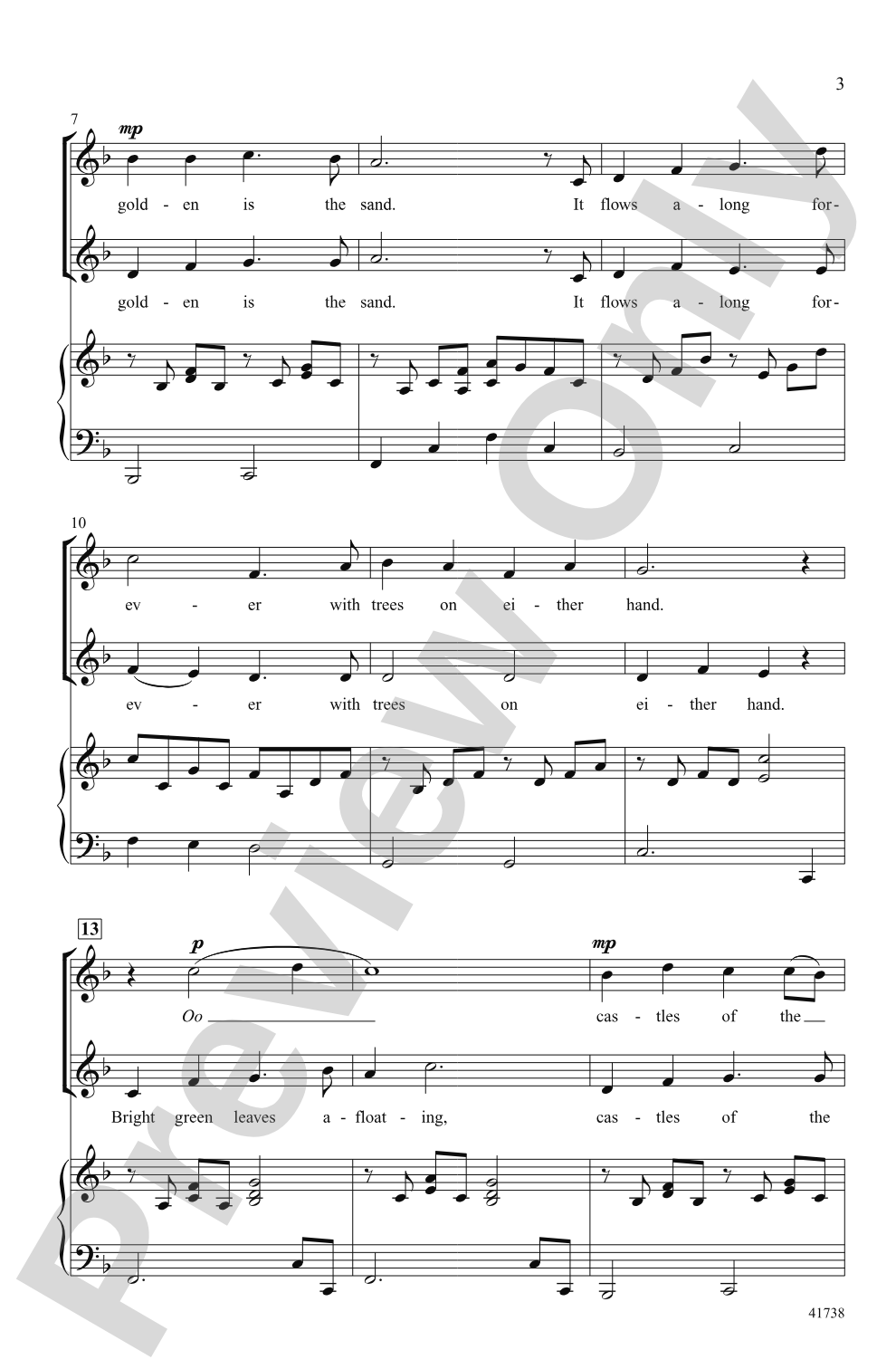 Where Go the Boats?: 2-Part Choral Octavo