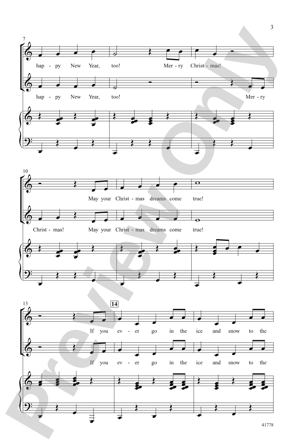 Merry Christmas! Merry Christmas!: 2-Part Choral Octavo